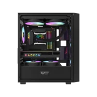 DarkFlash DK353 Mini Gaming Casing Black – High Airflow PC Case - Image 4