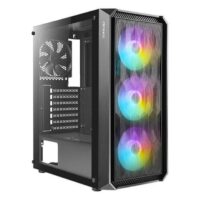 Antec NX292 Gaming Case black tempered glass side panel