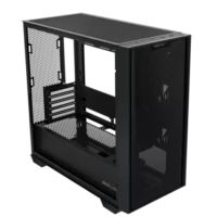 ASUS PRIME A21 mATX Gaming Case Black – Micro‑ATX Mesh Airflow Chassis - Image 3