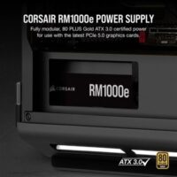 Corsair RMe Series RM1000e 1000W Fully Modular Low‑Noise ATX Power Supply – Efficient Gold PSU - Image 2