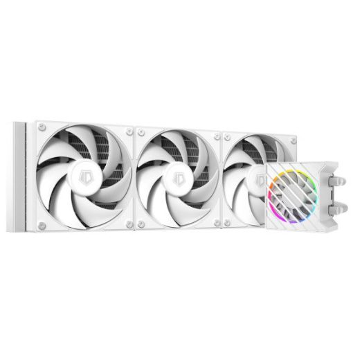 ID‑COOLING DASHFLOW 360 XT LITE Liquid Cooler White with triple 120mm fans