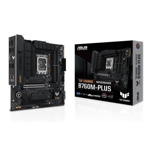 ASUS TUF GAMING B760M‑PLUS DDR5 motherboard micro‑ATX layout