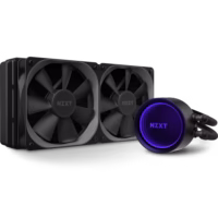 NZXT Kraken X53 240mm liquid cooling system with dual Aer RGB 2 fans