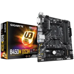 Gigabyte B450 Ultra Durable Motherboard top view