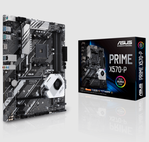 ASUS Prime X570‑P DDR4 motherboard AM4 ATX layout