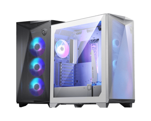 ZICOMPUTERS_msi_mpg_gungnir_300r_airflow_black_3-510x408 MSI MPG GUNGNIR 300R AIRFLOW ,2xUSB 3.2 Gen 1, 1xUSB 3.2 Gen2 Type-C, 4x120mm PWM ARGB Fan, ARGB+PWM Control Board, Tempered Glass Window, Black - Image 1