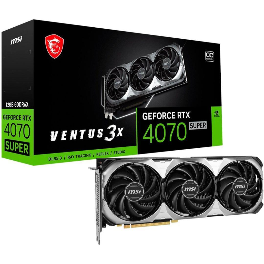 MSI GeForce RTX 4070 Super 12GB Ventus 3X OC graphics card