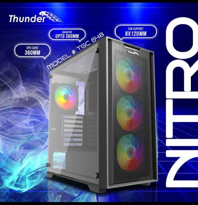 Thunder Casing Nitro TGC 648 with 4x rgb fans