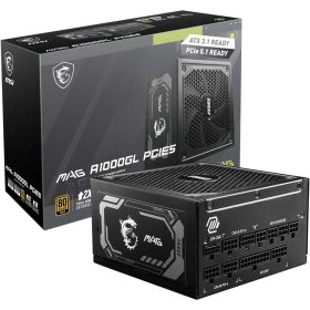 MSI MAG A1000GL PSU 1000W 80 Plus Gold fully modular