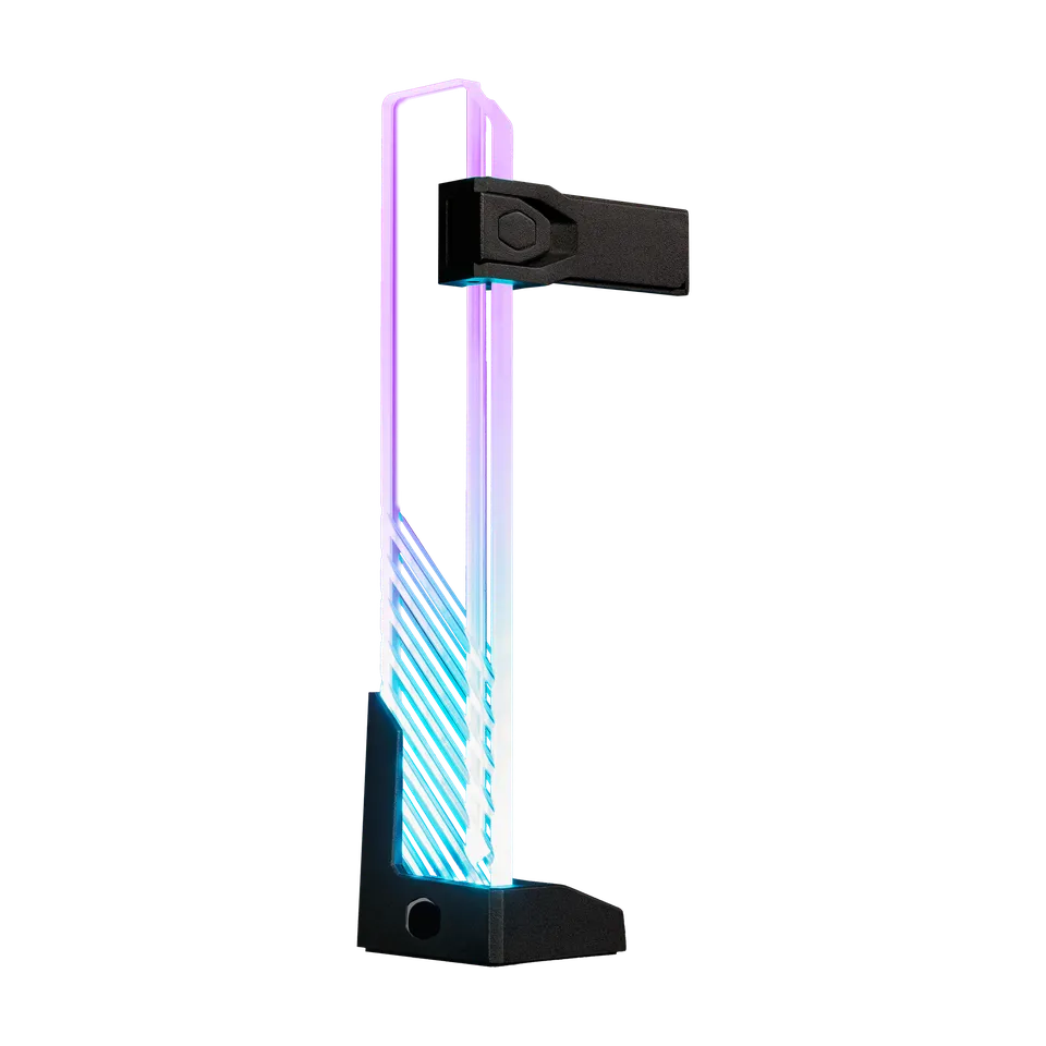 smart (44) Cooler Master ARGB GPU Support Bracket with tempered glass lighting