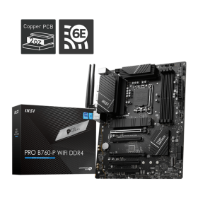MSI Pro B760‑P WIFI DDR4 motherboard ATX Intel LGA1700 board