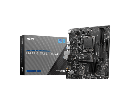 MSI Pro H610M‑S DDR4 motherboard Intel LGA1700 board