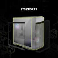 MSI MAG PANO M100R PZ Mid‑Tower Gaming Casing – Black Micro‑ATX ARGB Showcase - Image 2