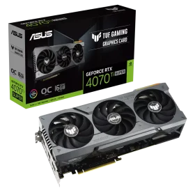 ASUS TUF Gaming RTX 4070 Ti SUPER 16GB graphics card for high‑end gaming