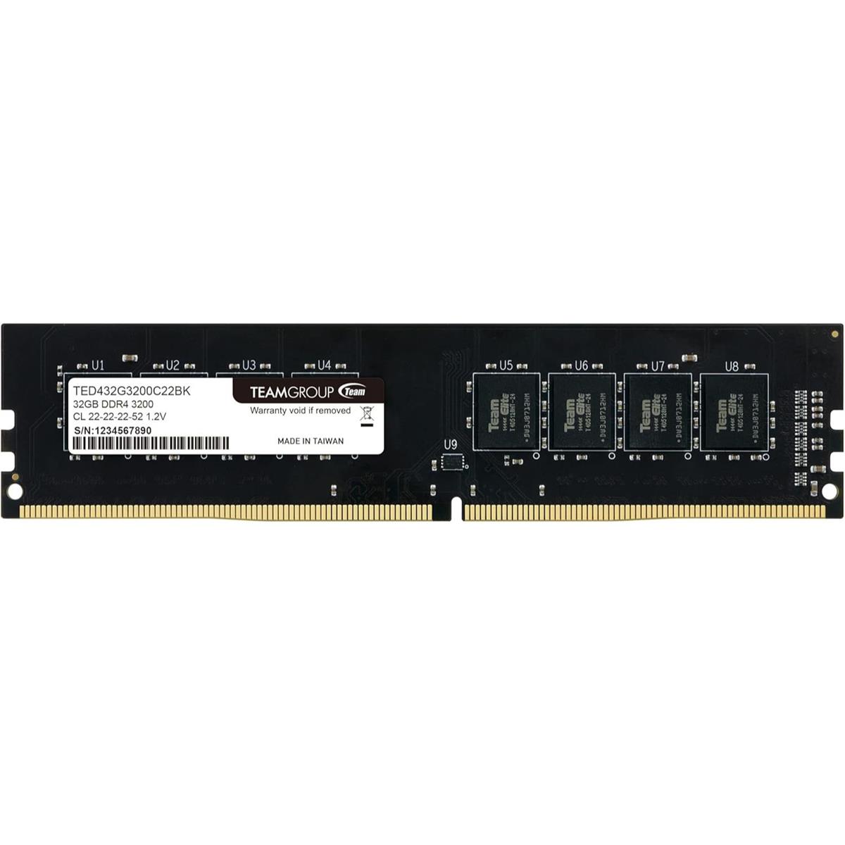 TeamGroup Elite 32GB DDR4 3200MHz desktop RAM kit