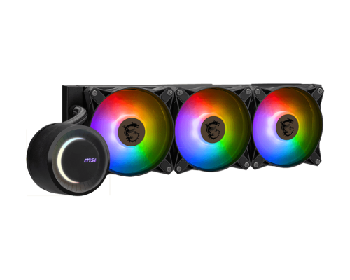 MAG CORELIQUID E360 White 360mm Liquid CPU Cooler | Efficient ARGB AIO Cooling - Image 3