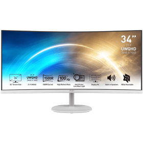 MSI PRO MP341CQW 34 inch ultrawide curved WQHD monitor