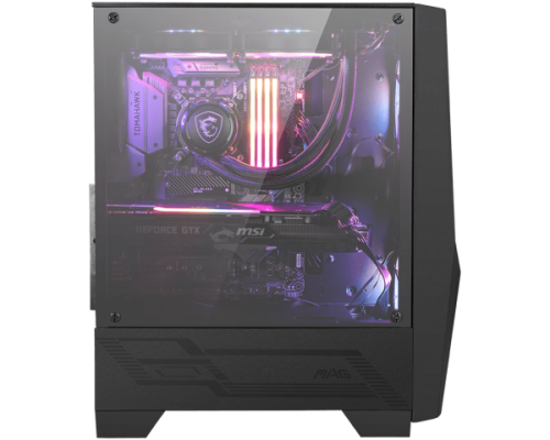 MSI MAG FORGE 100R Mid Tower Gaming Case – ARGB Cooling & Classic Design - Image 3