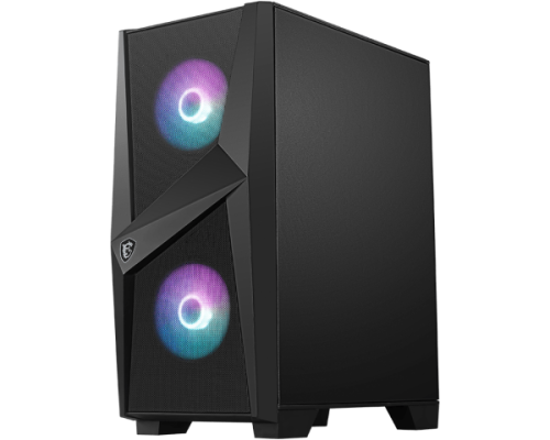 MSI MAG FORGE 100R mid tower gaming case front view