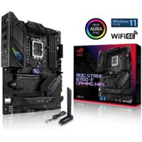 ASUS ROG STRIX B760-F gaming motherboard top view