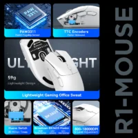 Attack Shark R1 Wireless Gaming Mouse –Ergonomic Mouse - Image 3