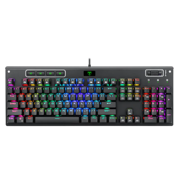 8328-1_600x600 T‑DAGGER Adriatic Gaming Keyboard full RGB backlit top view