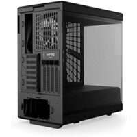 Y40 ATX PC Case with PCIe 4.0 Riser – Black Gaming Chassis - Image 4
