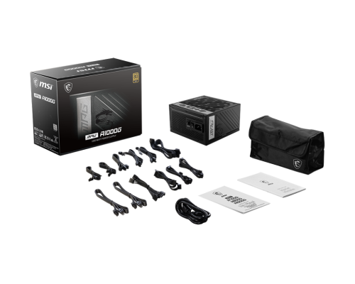 MSI MPG A1000G 1000W 80 Plus Gold Fully Modular Power Supply - Image 6