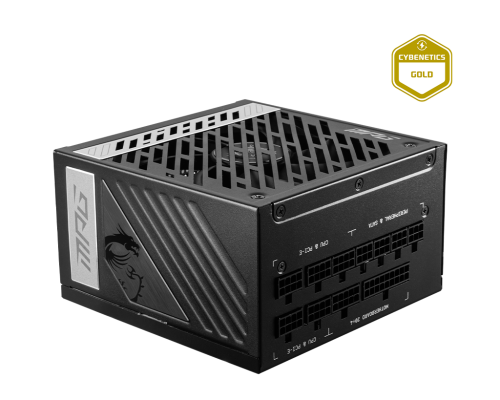 MSI MPG A1000G 1000W 80 Plus Gold PSU front view