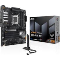 ASUS TUF GAMING X870‑PLUS WIFI motherboard front view