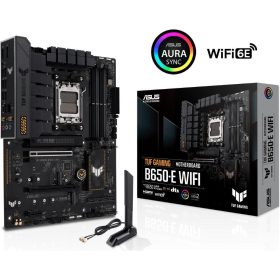 ASUS TUF GAMING B650‑E WIFI motherboard front view
