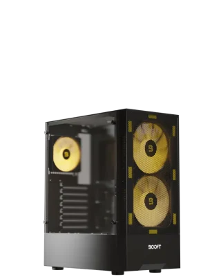 Boost Enclosure Pro Series P100 with 3 ARGB Fans - Image 4