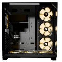 Boost Elite Series X200 Mid Tower Gaming Case – 4 ARGB Fans, Tempered Glass High Airflow - Image 4