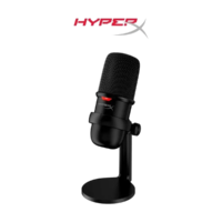HyperX SoloCast USB Gaming Microphone – Plug & Play, 24-bit/96kHz, Tap-to-Mute, Cardioid Pattern( BLACK)