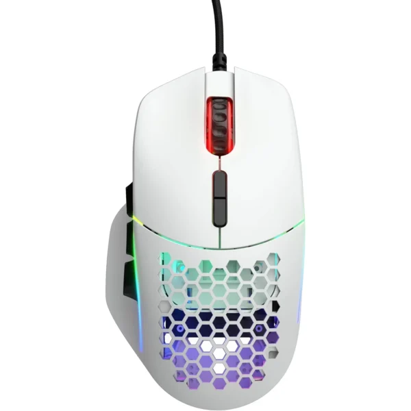 Glorious Model I Wired Gaming Mouse White ergonomic view