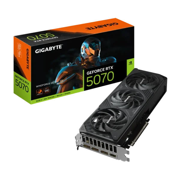 RTX 5070 WINDFORCE OC SFF 12GB graphics card front view