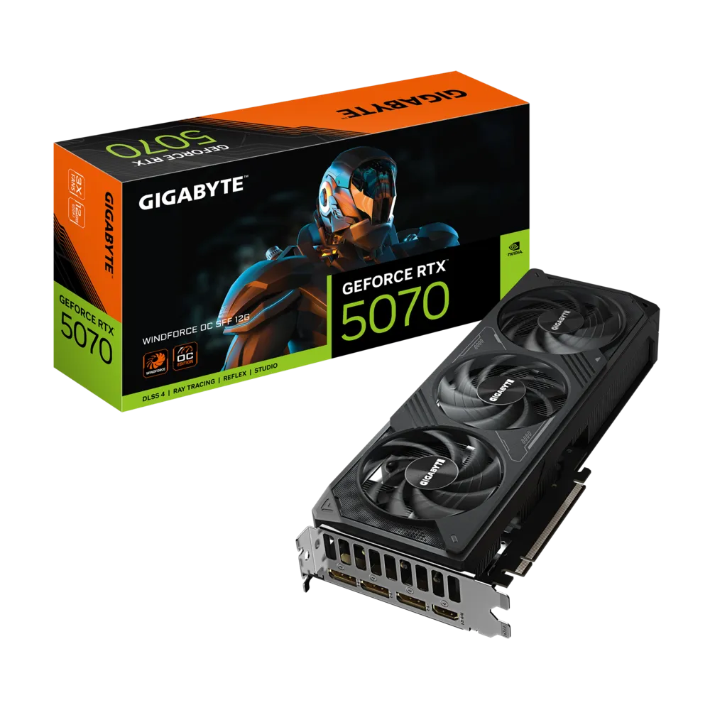 RTX 5070 WINDFORCE OC SFF 12GB graphics card front view