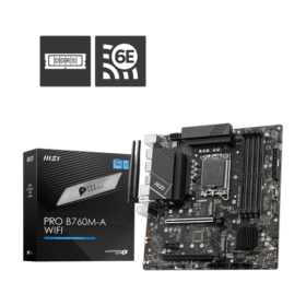 MSI PRO B760M-A WiFi DDR5 Motherboard – High-Performance Desktop Board
