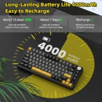 Attack Shark X85 Pro Wireless Mechanical Gaming Keyboard – 75% Tri‑Mode TKL with Smart TFT Screen - Image 5