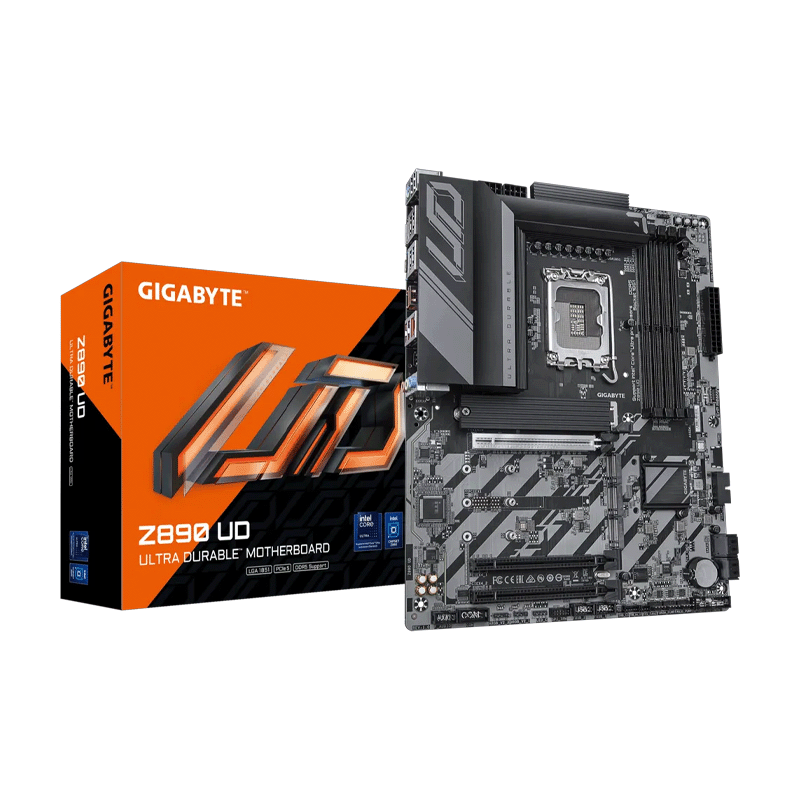 Gigabyte Z890 UD DDR5 motherboard ATX layout