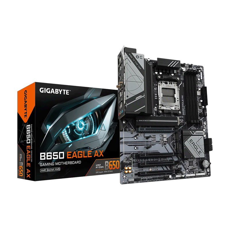Gigabyte B650 Eagle AX DDR5 motherboard AM5 layout
