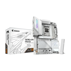 Gigabyte X870E AORUS PRO ICE motherboard AM5 DDR5 layout
