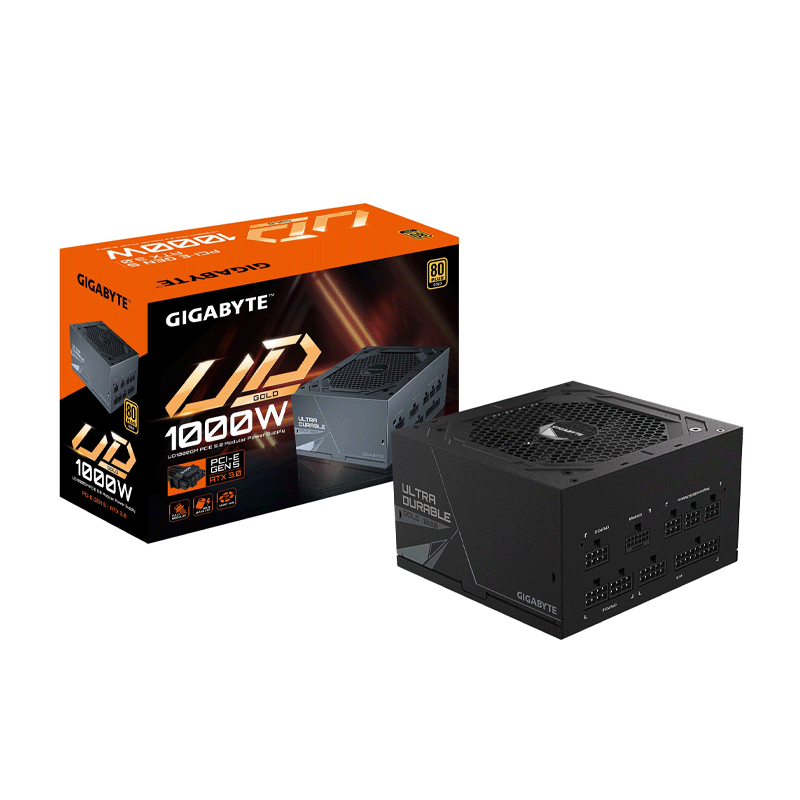 2 Gigabyte UD1000GM PG5 1000W 80+ Gold Fully Modular Power Supply - Image 1