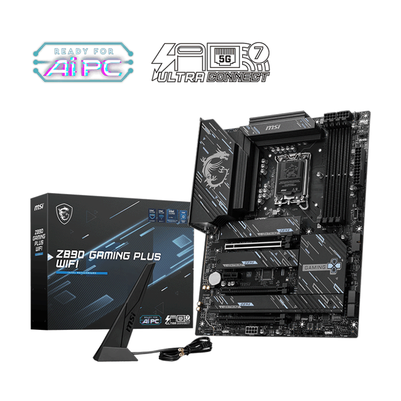 MSI MAG Z890 GAMING PLUS WIFI motherboard Intel Z890 ATX board