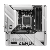 MSI B650M PROJECT ZERO AMD B650 Micro-ATX Motherboard - Image 2