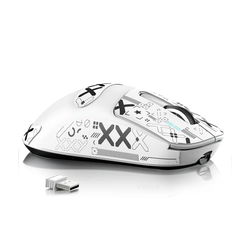 Attack Shark X3 MAX Gaming Mouse (White Grip) X3 MAX Mouse wireless gaming design