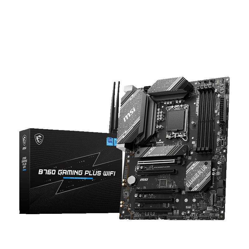 MSI B760 GAMING PLUS WIFI motherboard ATX Intel DDR5 Wi-Fi 6E