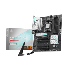 MSI B840 GAMING PLUS WIFI ATX AM5 motherboard with DDR5 support
