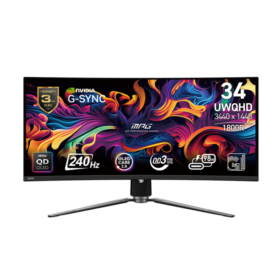 MSI MPG 341CQPX QD-OLED 34 inch ultrawide gaming monitor