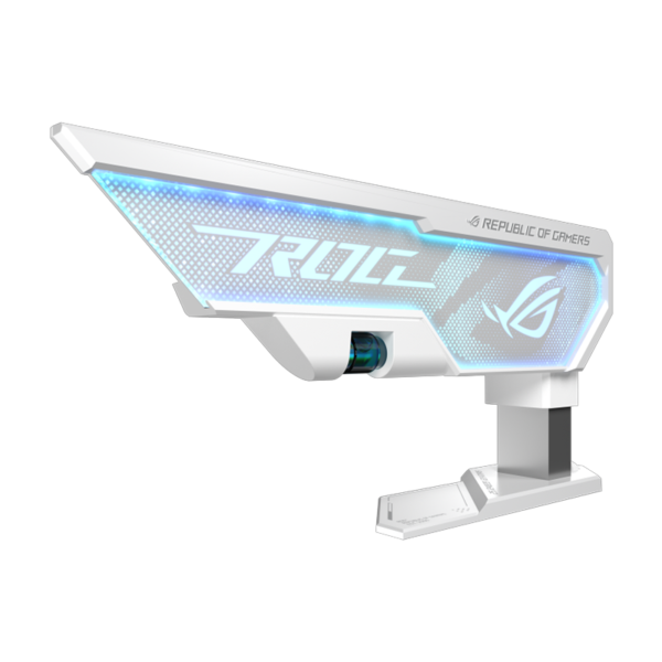 ROG Herculx Graphics Card Holder White adjustable GPU support